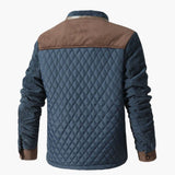 Men's cruiser jacket with quilted surface