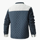 Men's cruiser jacket with quilted surface