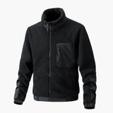 Men's autumn jacket with zipper closure