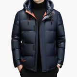 Men's winter jacket with hood