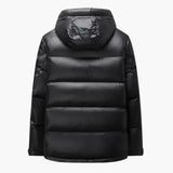 Men's winter jacket with hood