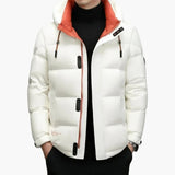 Men's winter jacket with hood