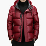 Men's winter jacket with hood