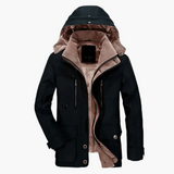 Men's winter jacket with hood