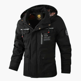 Men's winter jacket with hood