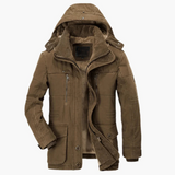Men's winter jacket with hood