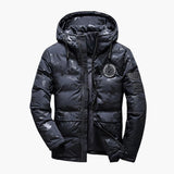 Men's hooded jacket with insulating lining