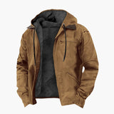 Men's hooded jacket with pockets
