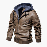 Men's hooded jacket with multiple pockets