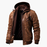 Men's hooded jacket with multiple pockets