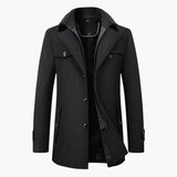 Men's jacket with buttons and zipper