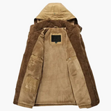 Men's jacket with zipper and hood