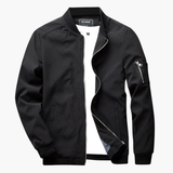 Men's spring jacket with zipper closure