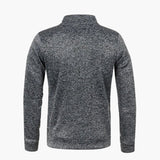 Men's zip-up jacket with stand-up collar