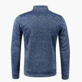 Men's zip-up jacket with stand-up collar