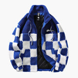 Men's fleece jacket with zipper closure