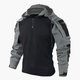 Tactical jacket for men with hood
