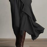 NOÉMIE | robe longue en rayonne violette