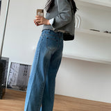 Reve High-Rise Wide Leg Jeans