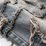 Juno Distressed Wide-Leg Jeans