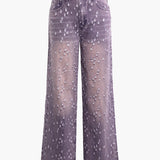 Nova Threaded Straight-Leg Jeans