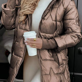 Harper – Elegant Winter Coat with Hood and Padding