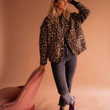 NATALIE LEOPARD PRINT COAT