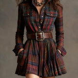 SOFIA | Chemise à carreaux contrastés