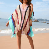 Pink Solstice Shores Crochet Cover-Up