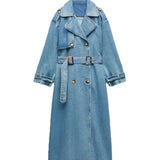 Presley Denim Trench Coat